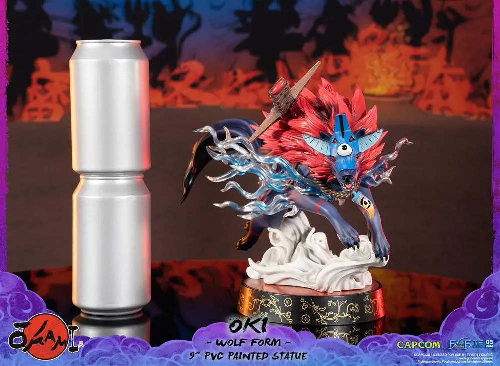 Okami PVC Statue Oki (Wolf Form) 21 cm product photo