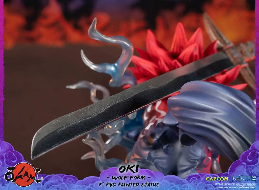 Okami PVC Statue Oki (Wolf Form) 21 cm product photo