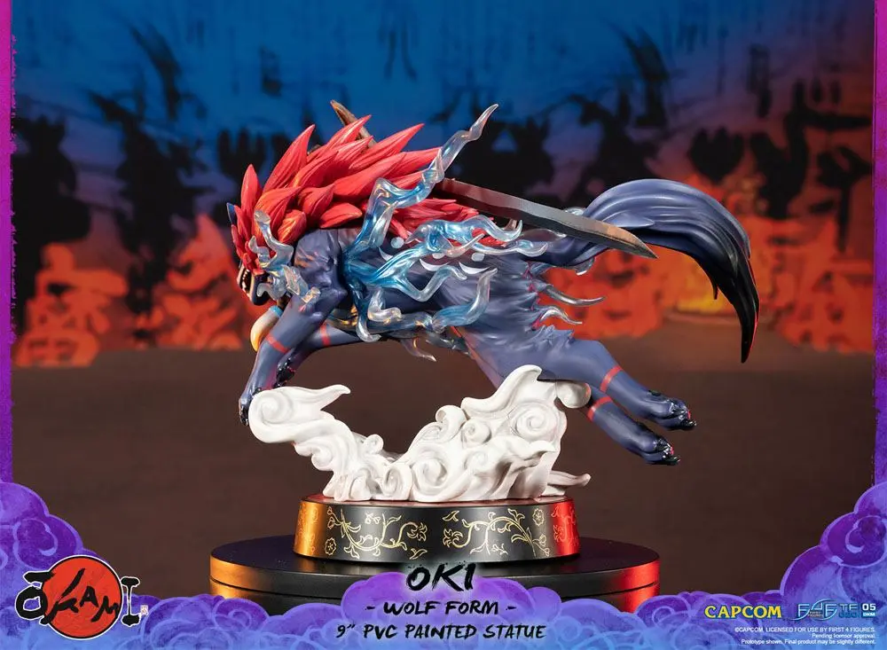 Okami PVC Statue Oki (Wolf Form) 21 cm product photo