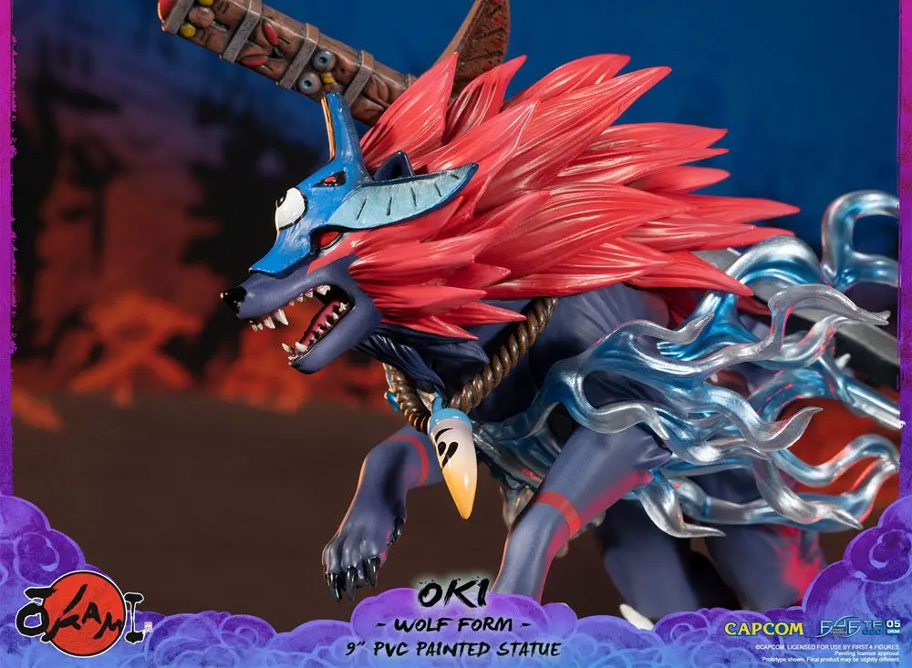 Okami PVC Statue Oki (Wolf Form) 21 cm product photo