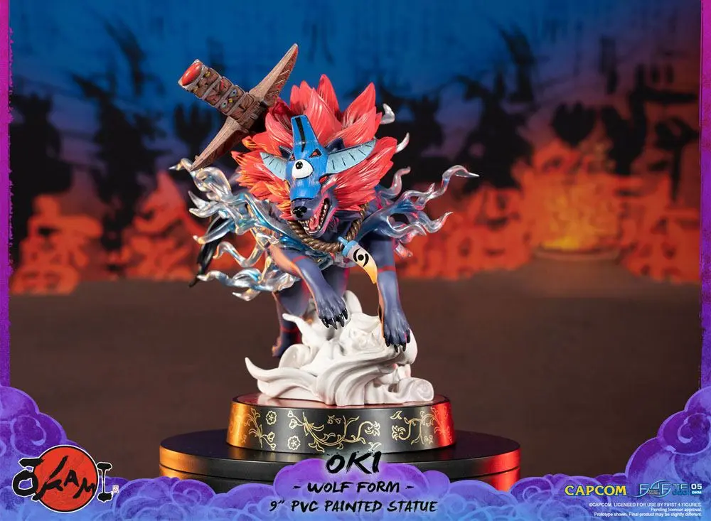 Okami PVC Statue Oki (Wolf Form) 21 cm product photo