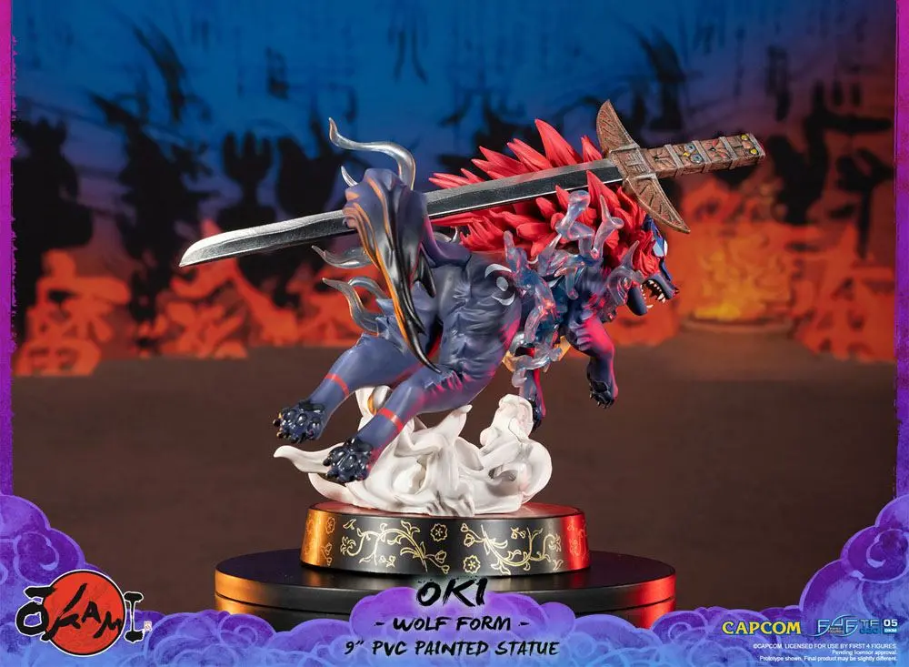 Okami PVC Statue Oki (Wolf Form) 21 cm product photo