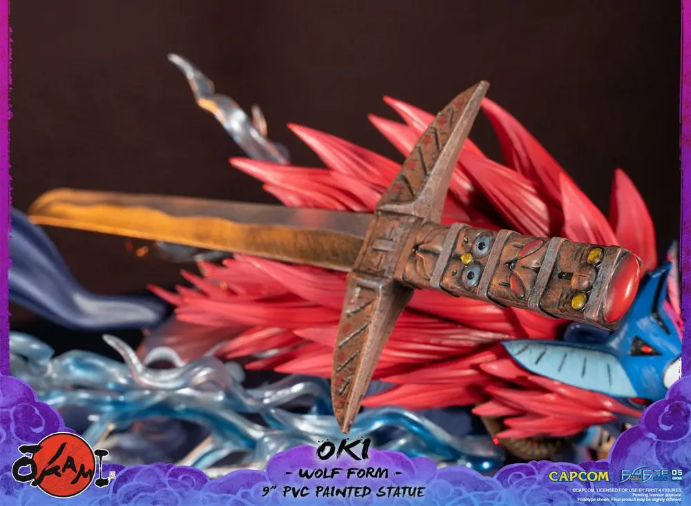 Okami PVC Statue Oki (Wolf Form) 21 cm product photo