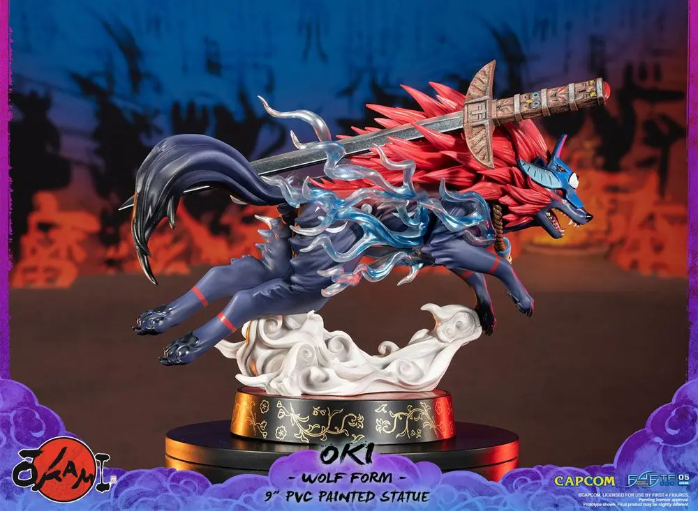 Okami PVC Statue Oki (Wolf Form) 21 cm product photo