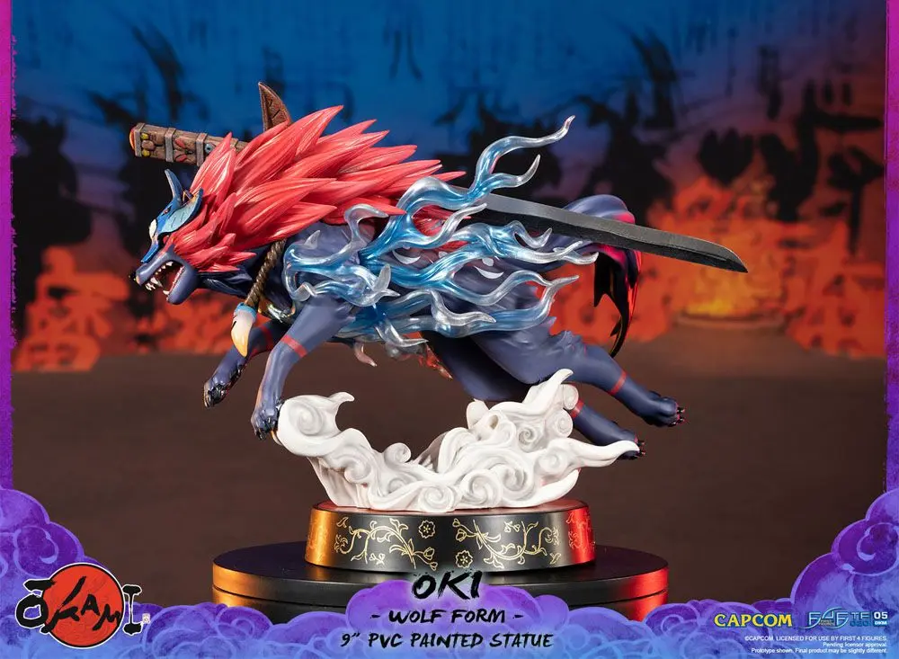 Okami PVC Statue Oki (Wolf Form) 21 cm product photo