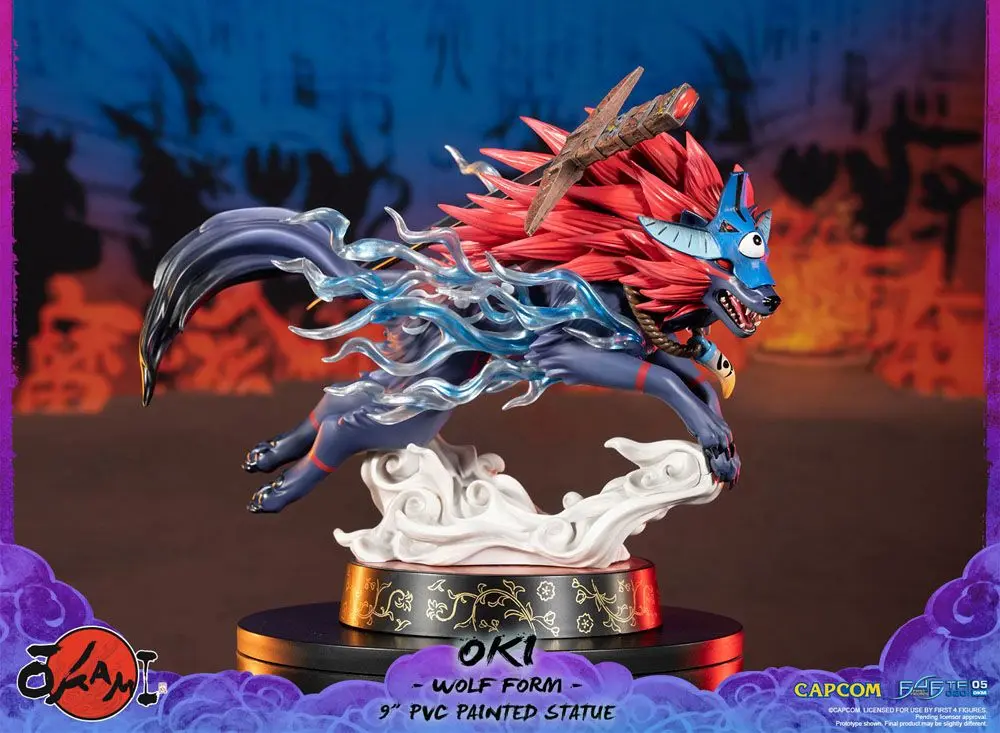 Okami PVC Statue Oki (Wolf Form) 21 cm product photo