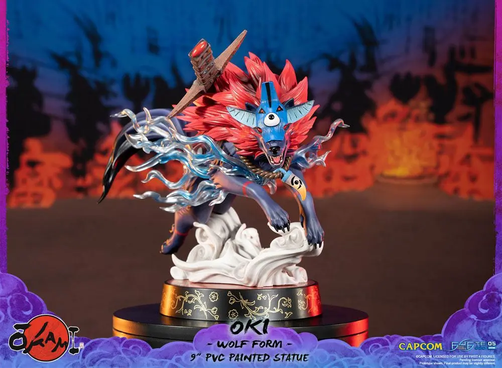 Okami PVC Statue Oki (Wolf Form) 21 cm product photo