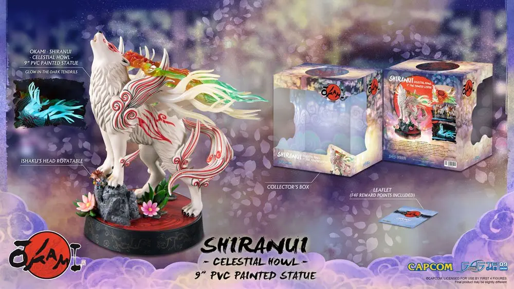 Okami PVC Statue Shiranui (Celestial Howl) 23 cm product photo