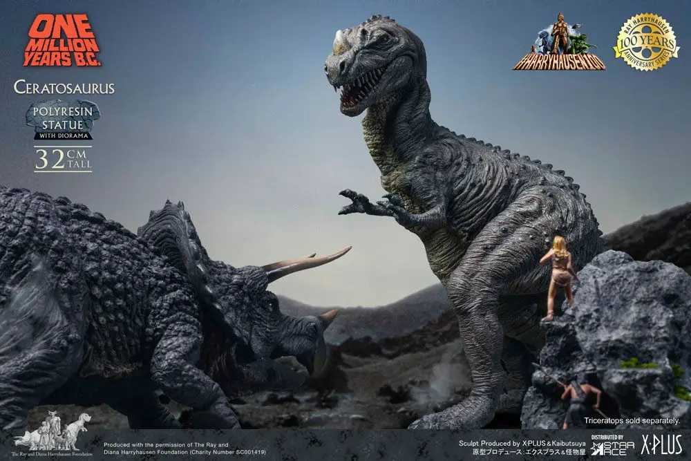 One Million Years B.C. Statue Ceratosaurus 32 cm product photo