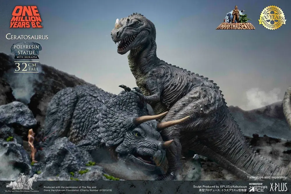 One Million Years B.C. Statue Ceratosaurus 32 cm product photo
