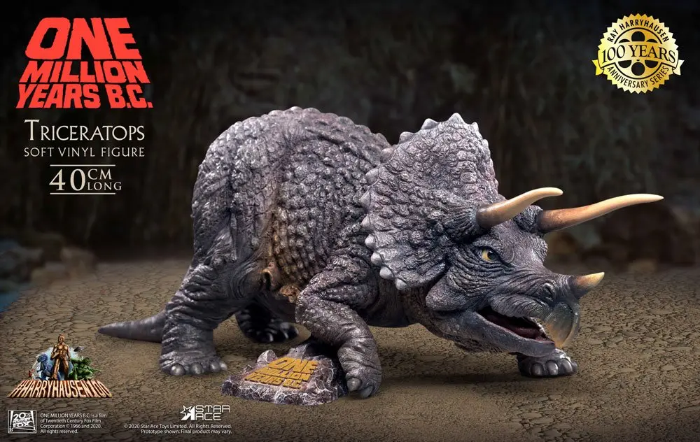 One Million Years B.C. Soft Vinyl Statue Triceratops 40 cm product photo