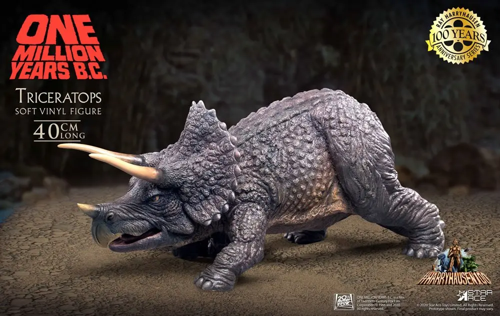 One Million Years B.C. Soft Vinyl Statue Triceratops 40 cm product photo
