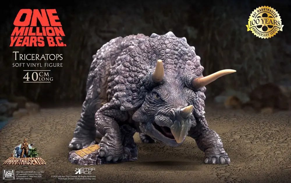 One Million Years B.C. Soft Vinyl Statue Triceratops 40 cm product photo