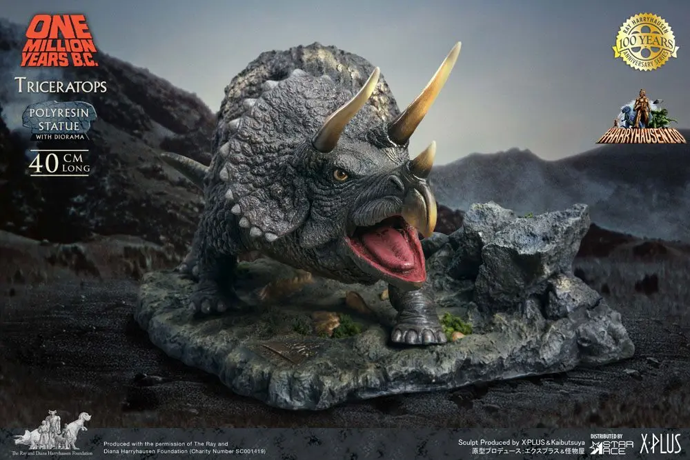 One Million Years B.C. Statue Triceratops 19 cm product photo