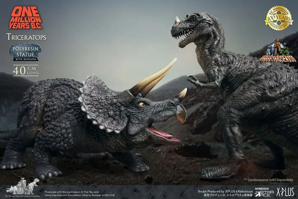 One Million Years B.C. Statue Triceratops 19 cm product photo