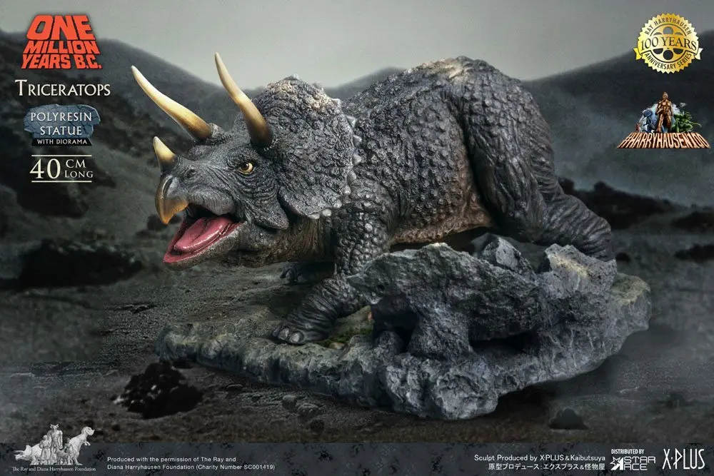 One Million Years B.C. Statue Triceratops 19 cm product photo