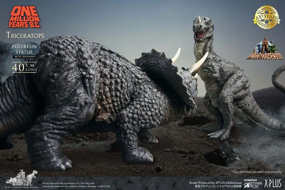 One Million Years B.C. Statue Triceratops 19 cm product photo