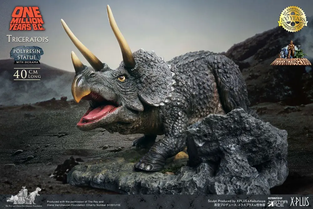 One Million Years B.C. Statue Triceratops 19 cm product photo