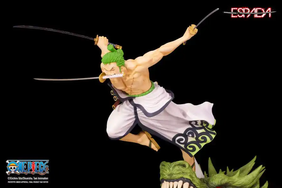 One Piece PVC Statue 1/8 Roronoa Zoro 36 cm product photo