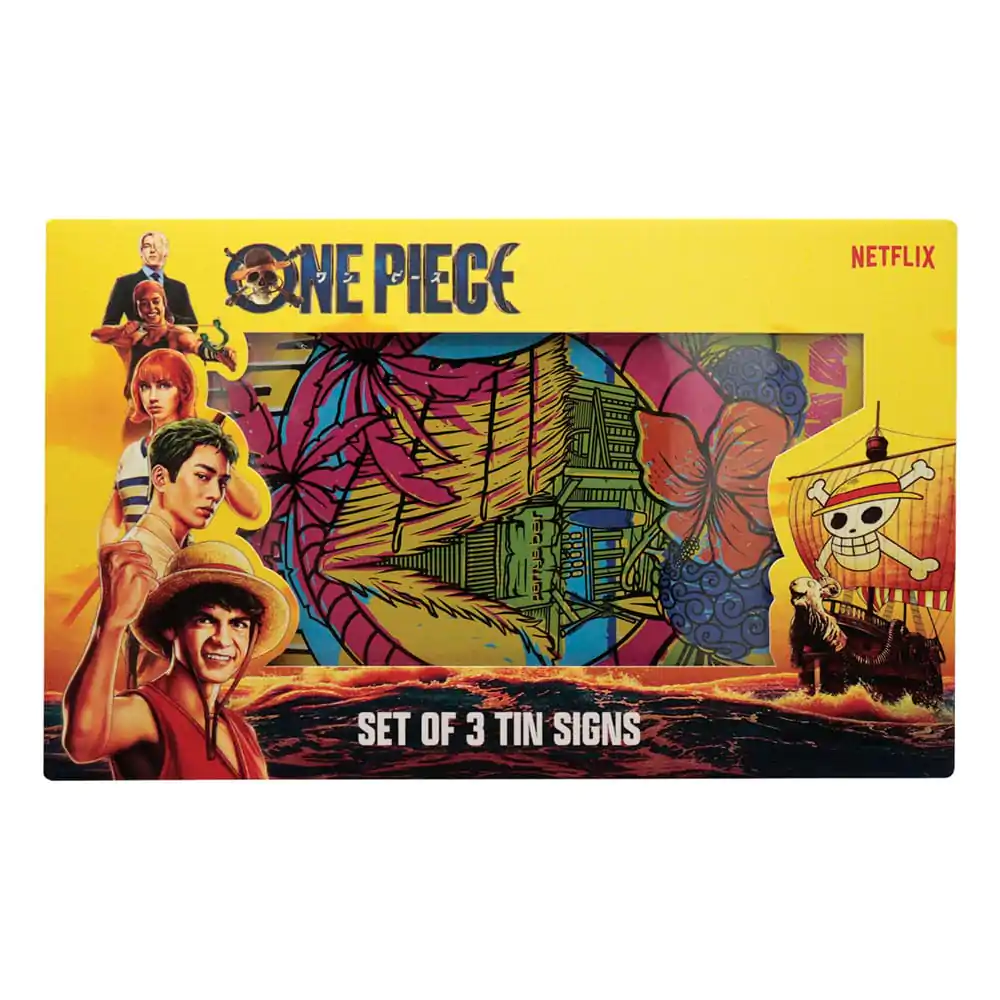 One Piece Tin Signs 3 Pack termékfotó