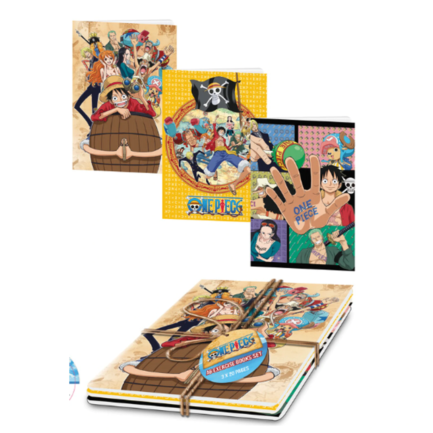 ONE PIECE Set of 3 Exercise Book product photo