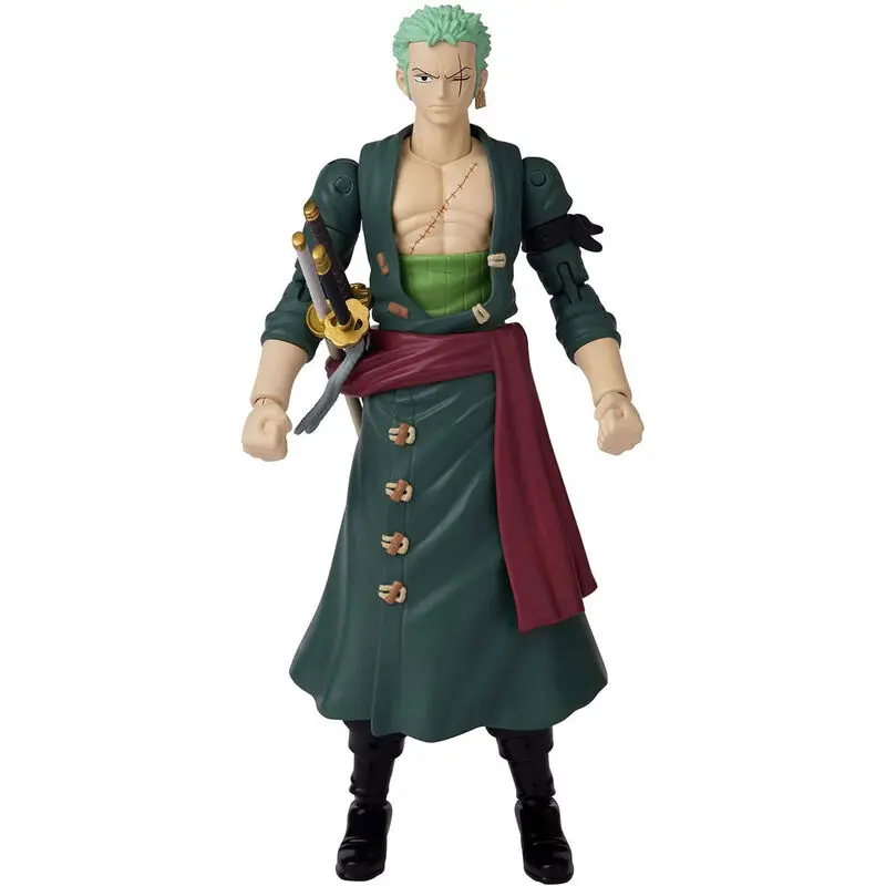 One Piece Anime Heroes Monkey Roronoa Zoro figure 17cm product photo
