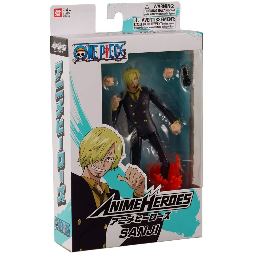 One Piece Anime Heroes Monkey Sanji figure 16cm product photo