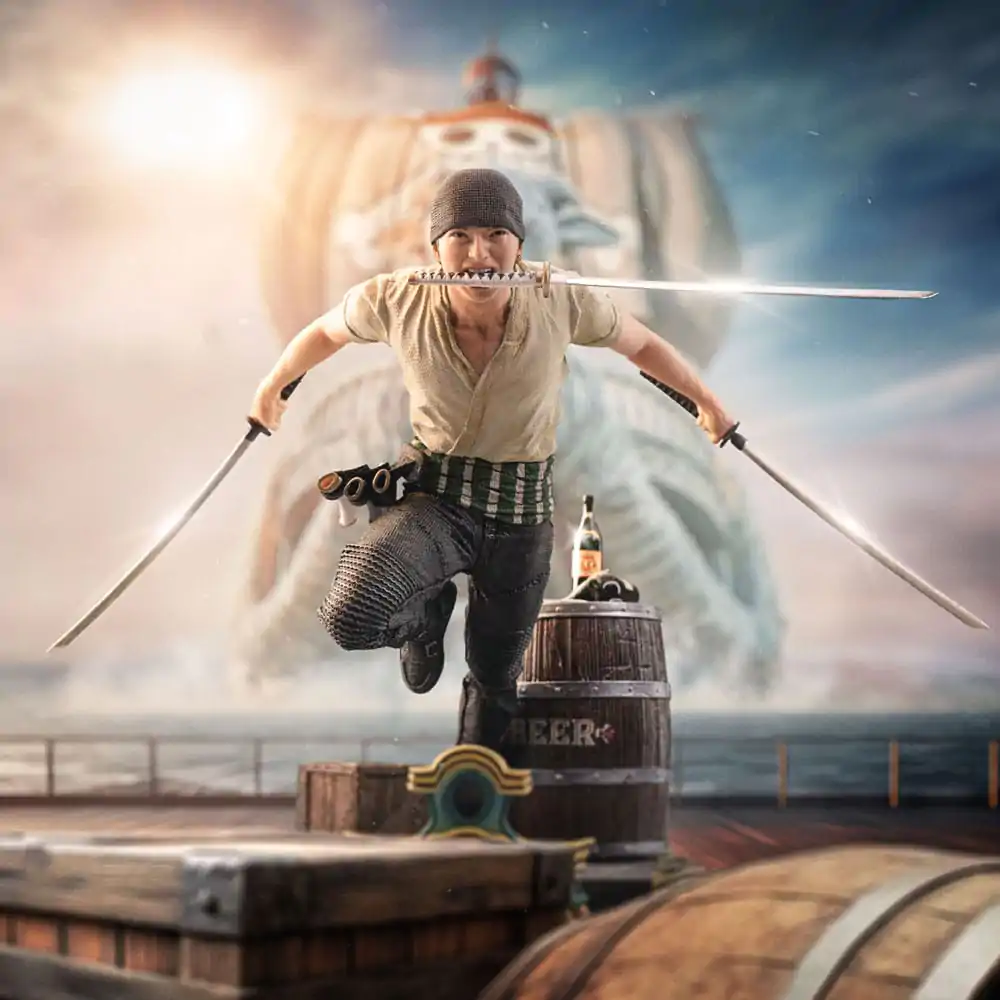 One Piece Art Scale Statue 1/10 Zoro 19 cm product photo