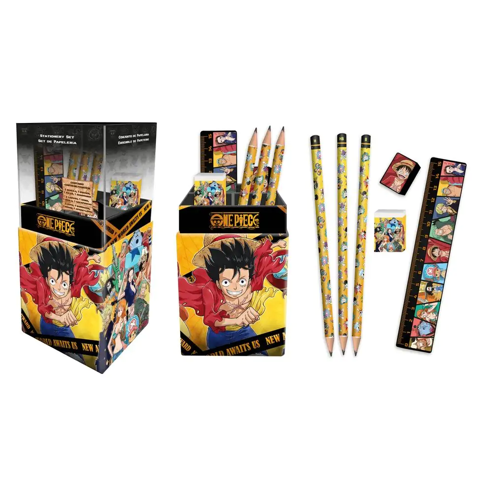 One Piece Pencil holders with stationery termékfotó