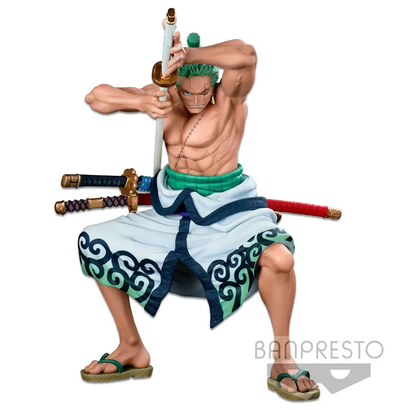 One Piece Banpresto World Colosseum 3 Super Master Star Piece The Roronoa Zoro Brush figure 22cm product photo