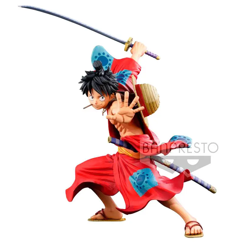 One Piece Banpresto World Figure Colosseum 3 Super Master Stars Monkey D. Luffy figure B 19cm product photo