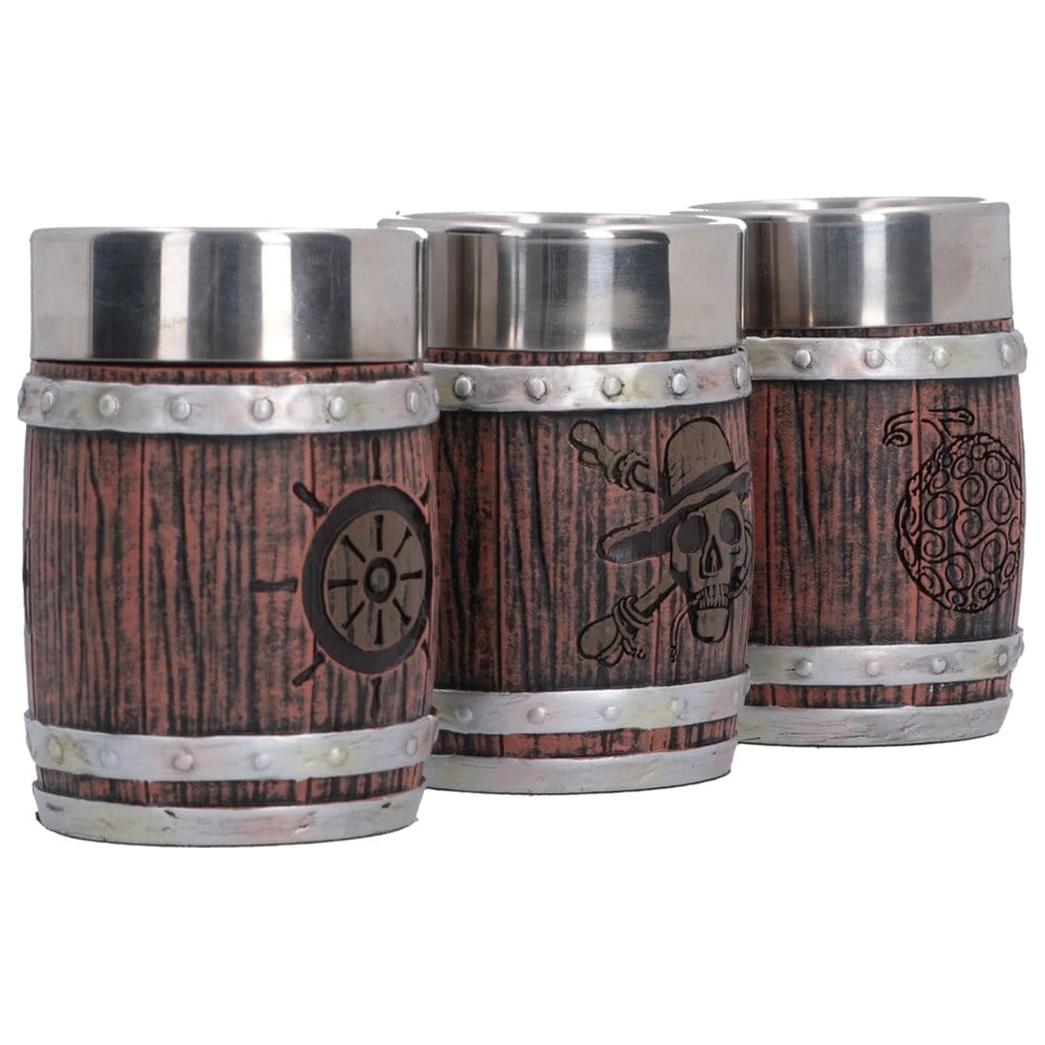 One Piece Shot Glass Set Barrel 8 cm product photo