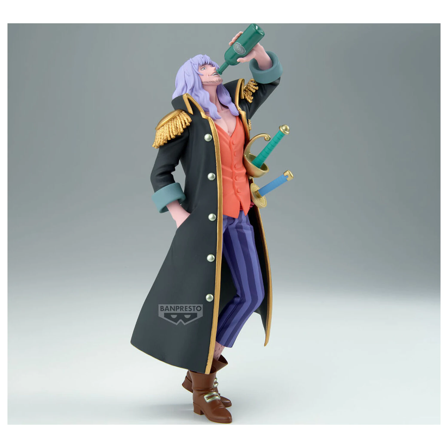One Piece Battle Record Collection Captain John figure 21cm product photo