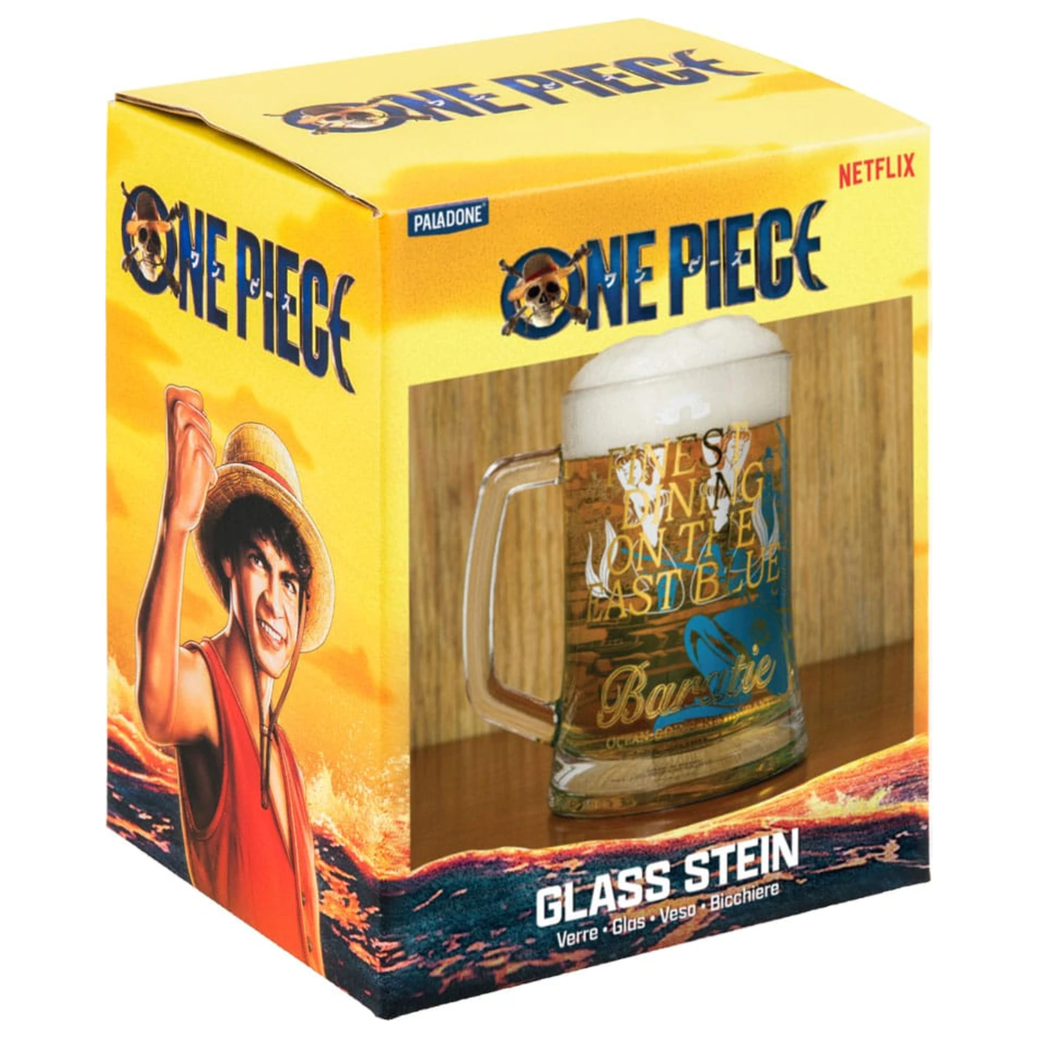 One Piece Beer Pint Glass  product photo