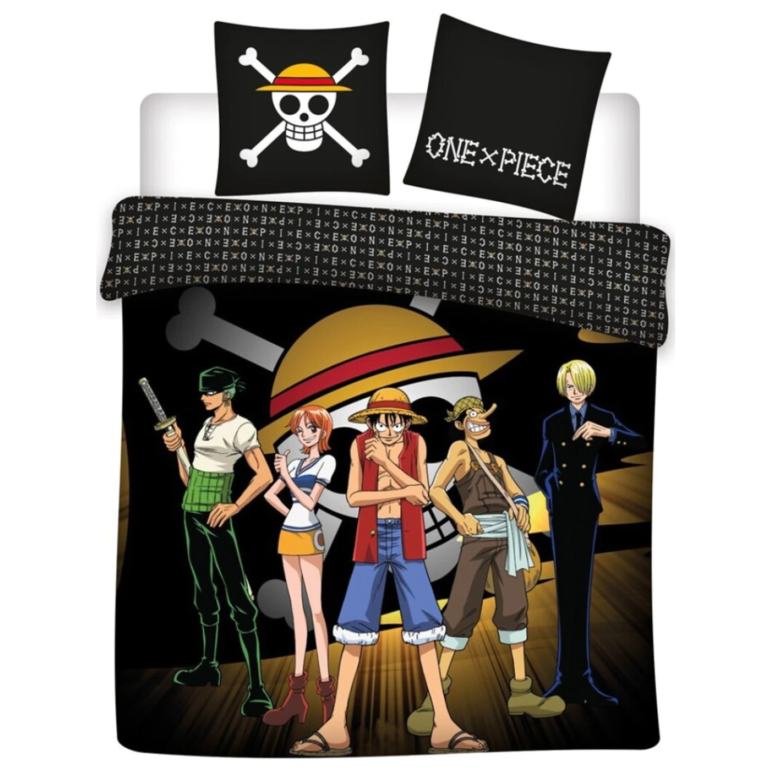 One Piece Captain Luffy Double Duvet Cover product photo
