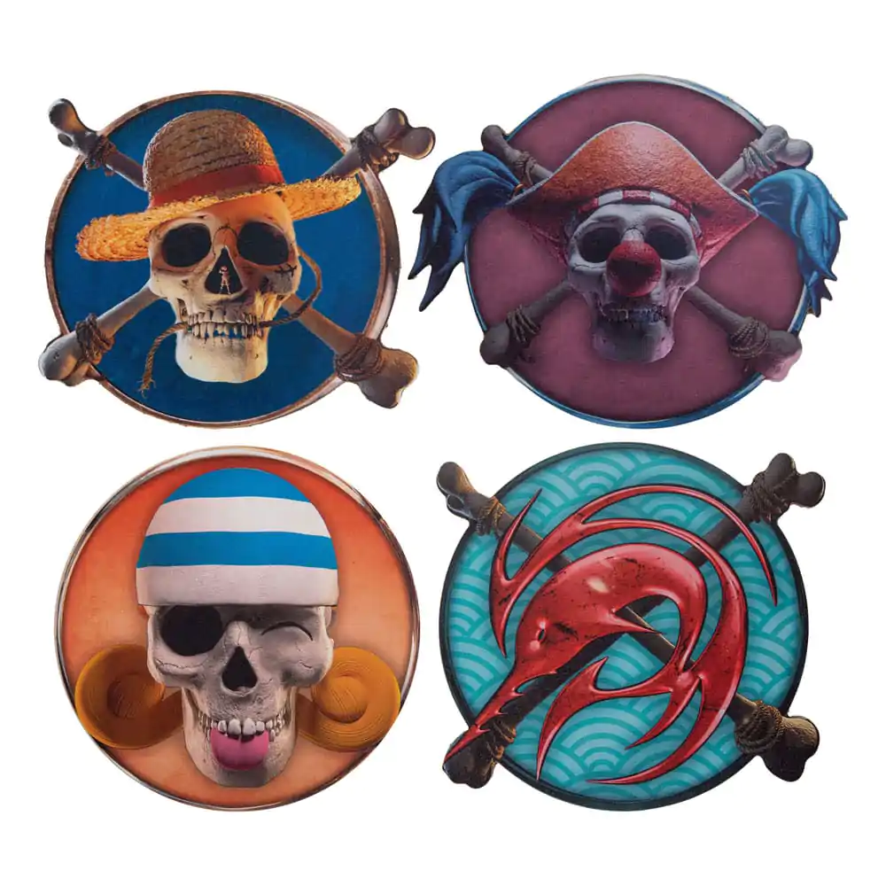 One Piece Coaster 4-Pack Characters #1 termékfotó