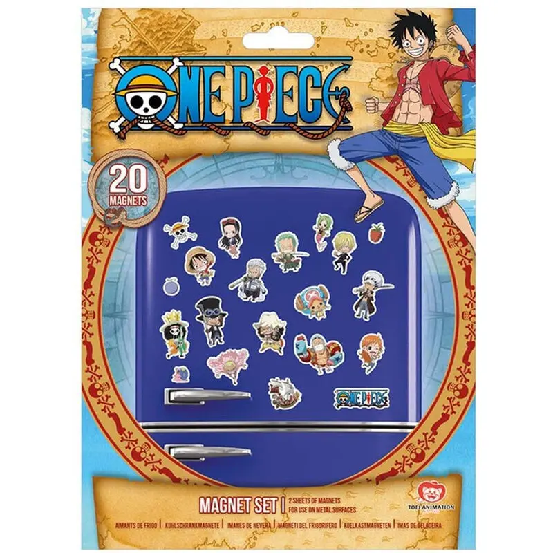 One Piece Fridge Magnets Chibi termékfotó