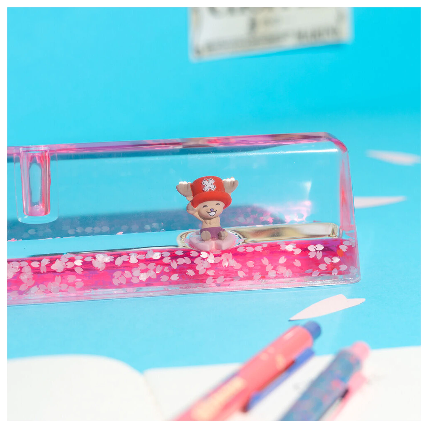 One Piece Chopper set of pencil, pen and acrylic stand product photo