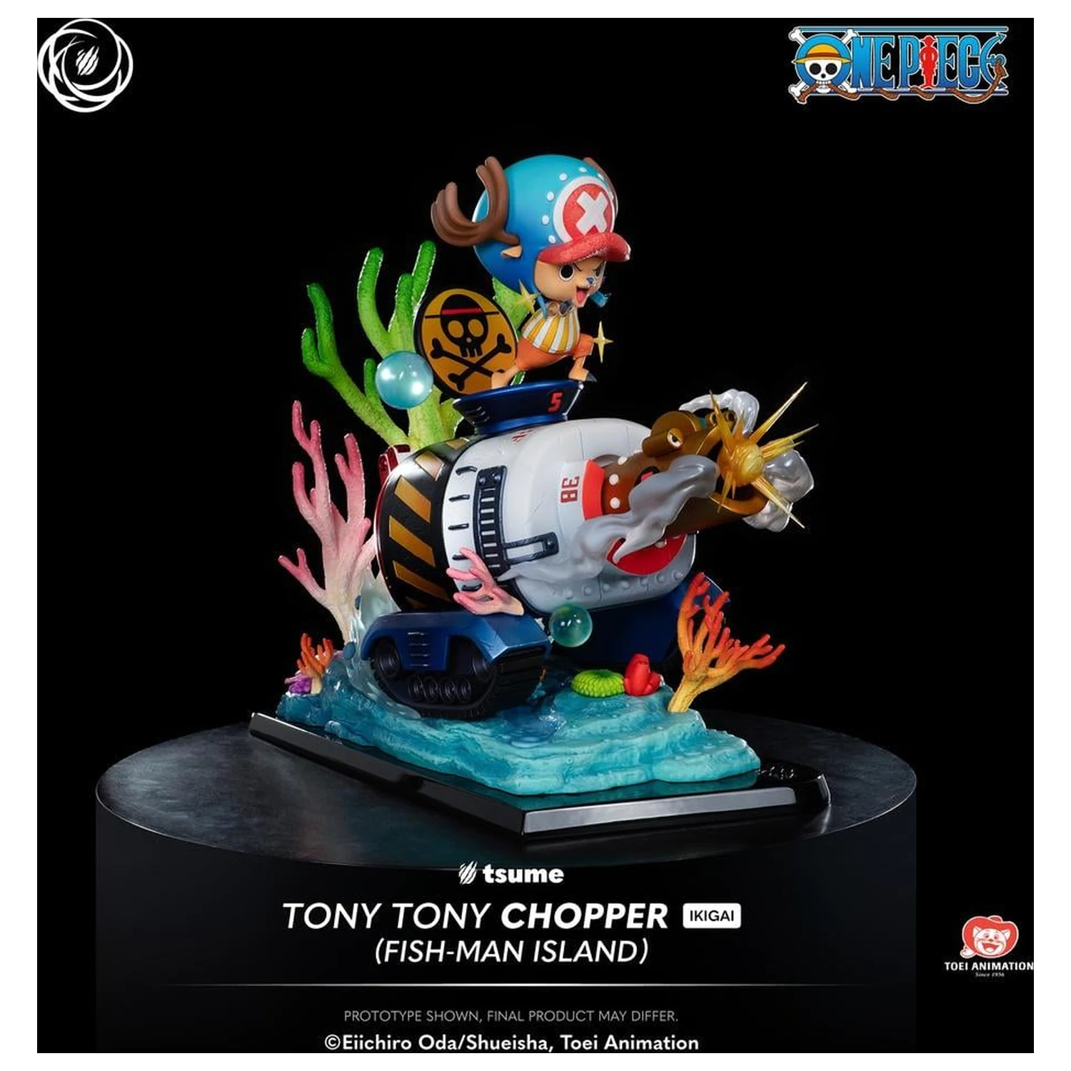 One Piece Chopper "Fish-Man Island" Statue Ikigai 1/6 By Tsume 34cm product photo