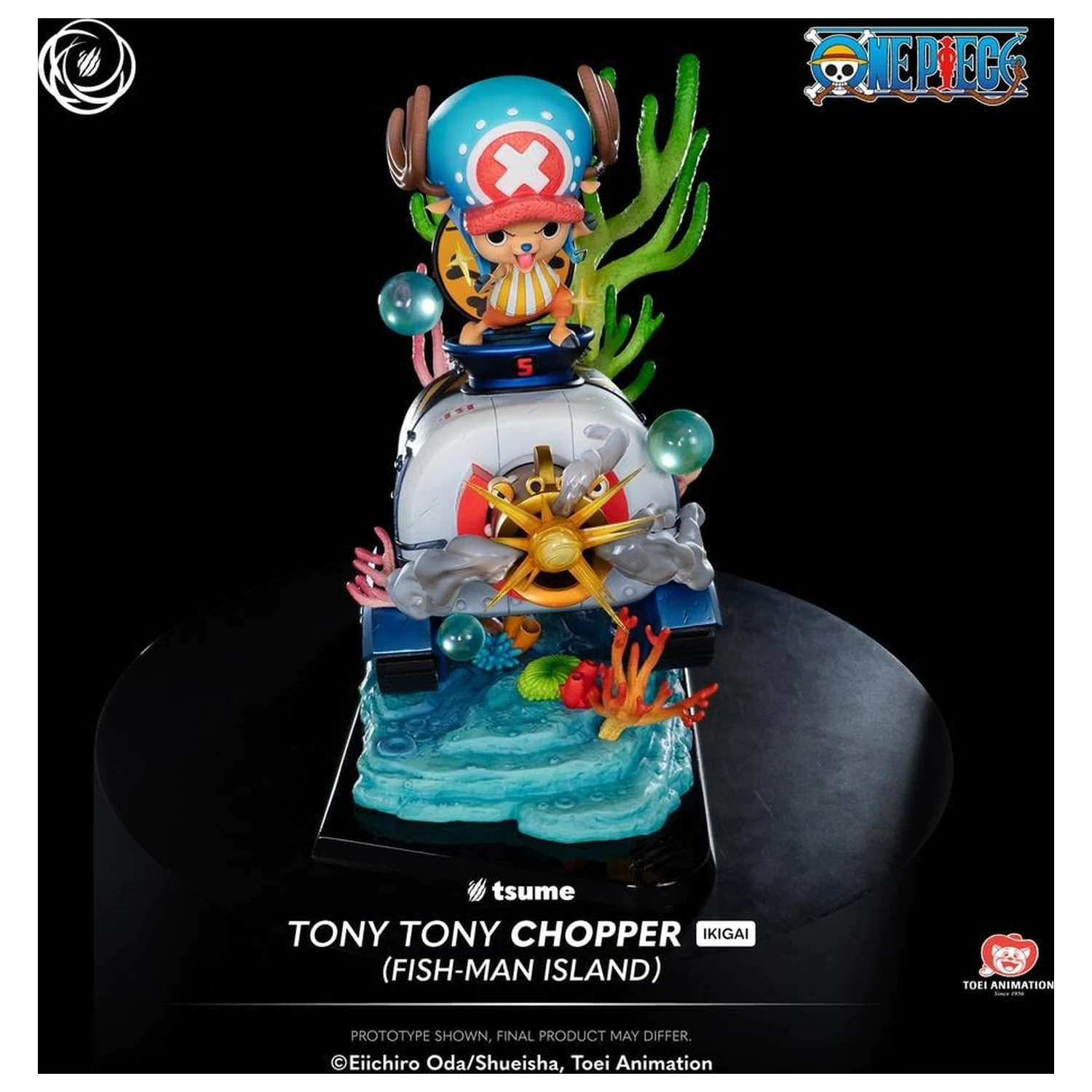 One Piece Chopper "Fish-Man Island" Statue Ikigai 1/6 By Tsume 34cm product photo