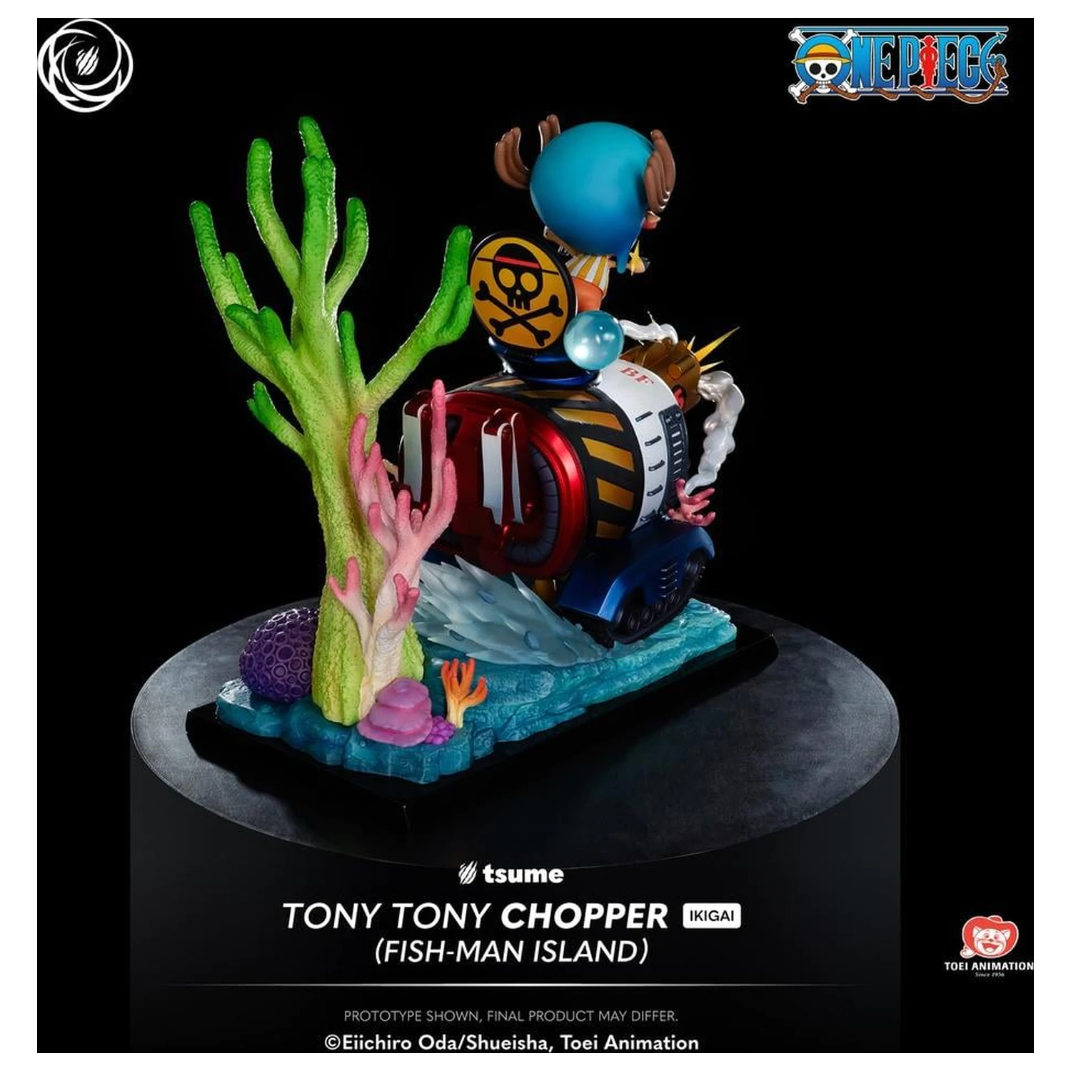 One Piece Chopper "Fish-Man Island" Statue Ikigai 1/6 By Tsume 34cm product photo