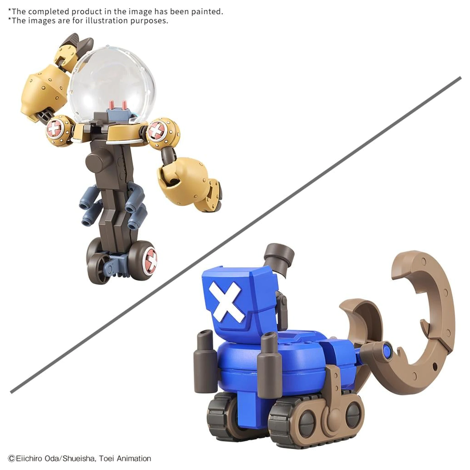 One Piece: Chopper Robo Super 2&3 Heavy Armor & Horn Dozer - Model Kit product photo