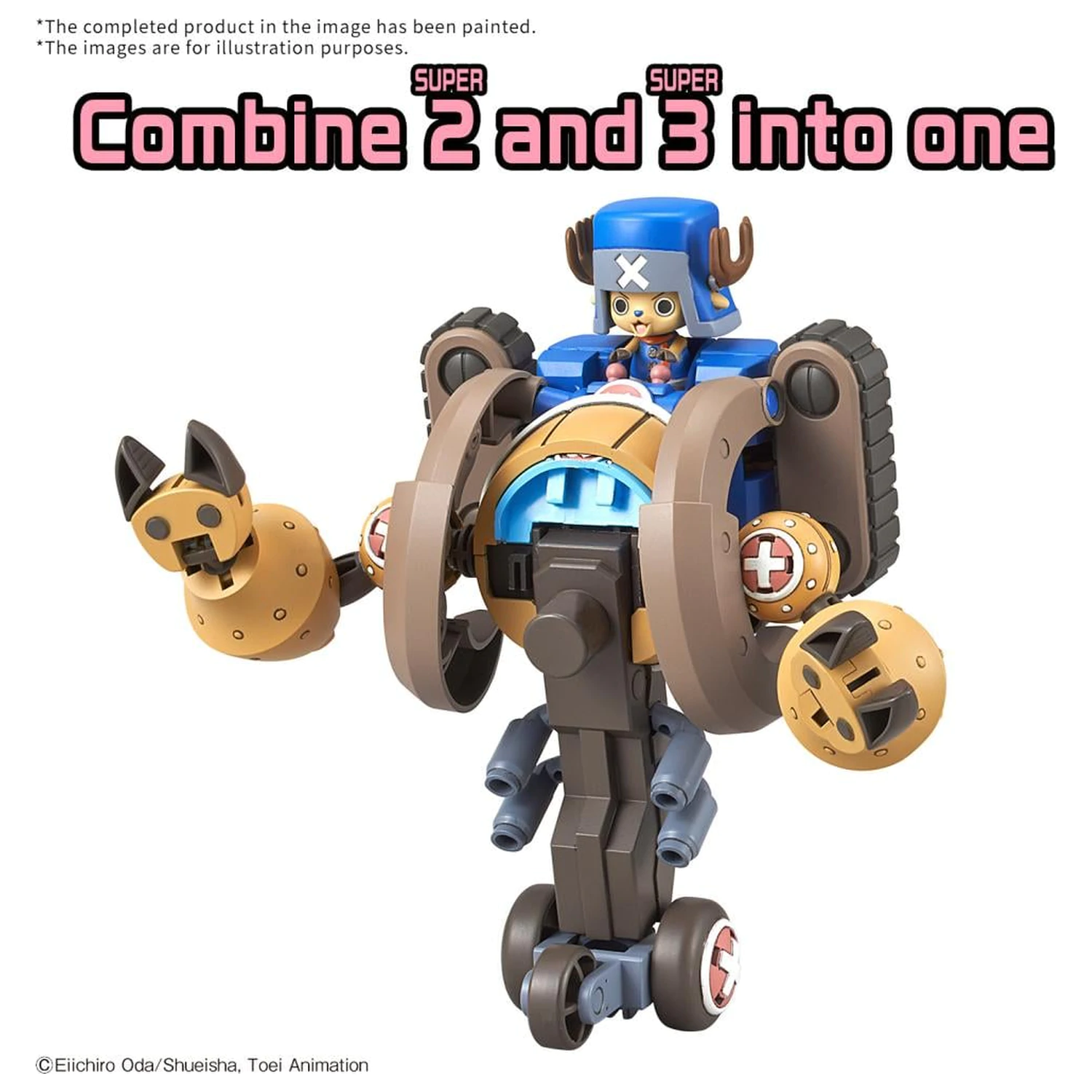 One Piece: Chopper Robo Super 2&3 Heavy Armor & Horn Dozer - Model Kit product photo