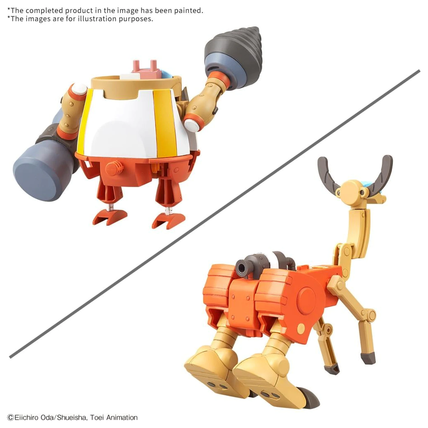 One Piece Chopper Robo Supper 4&5 Kung Fu...& Walk Hopper Model Kit product photo
