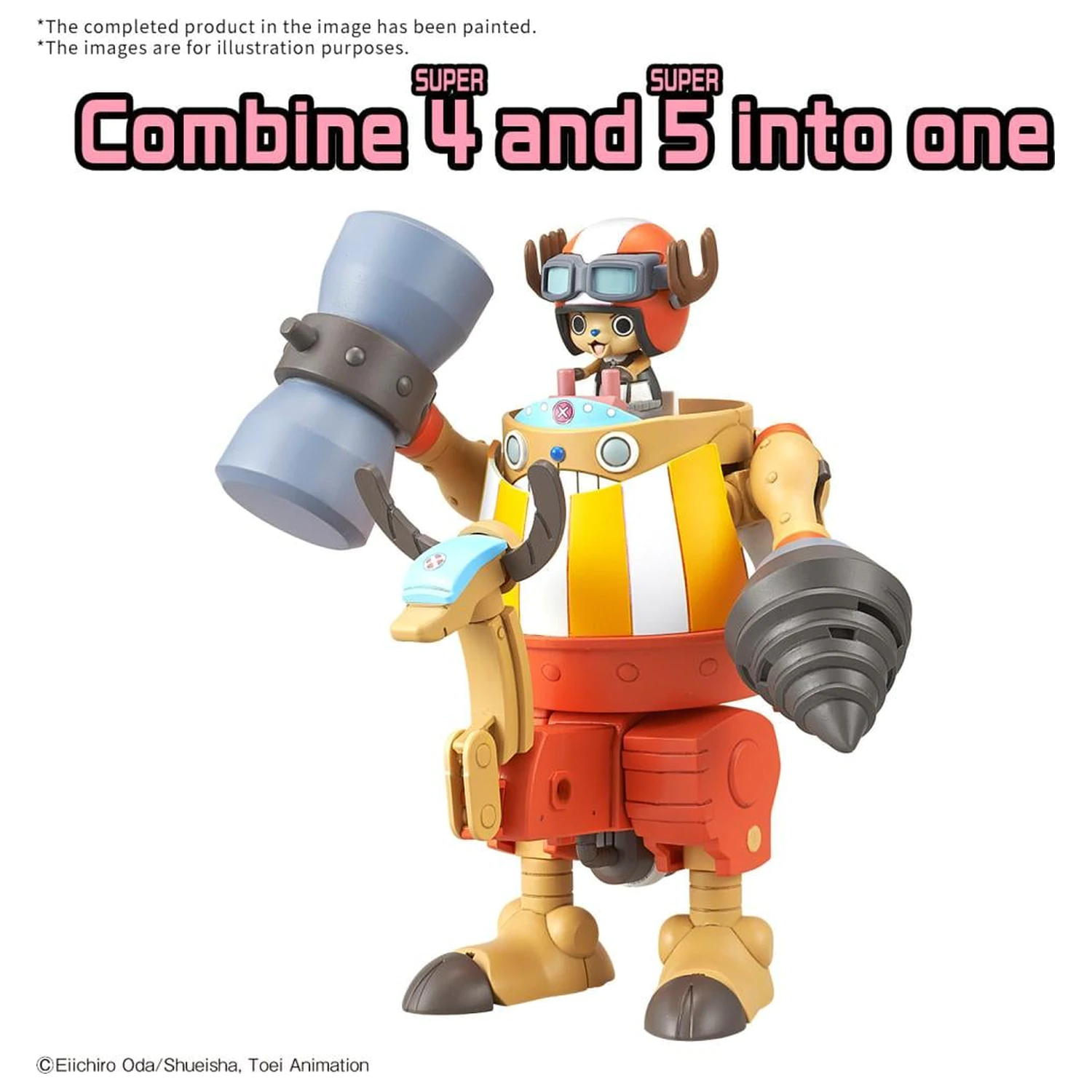 One Piece Chopper Robo Supper 4&5 Kung Fu...& Walk Hopper Model Kit product photo