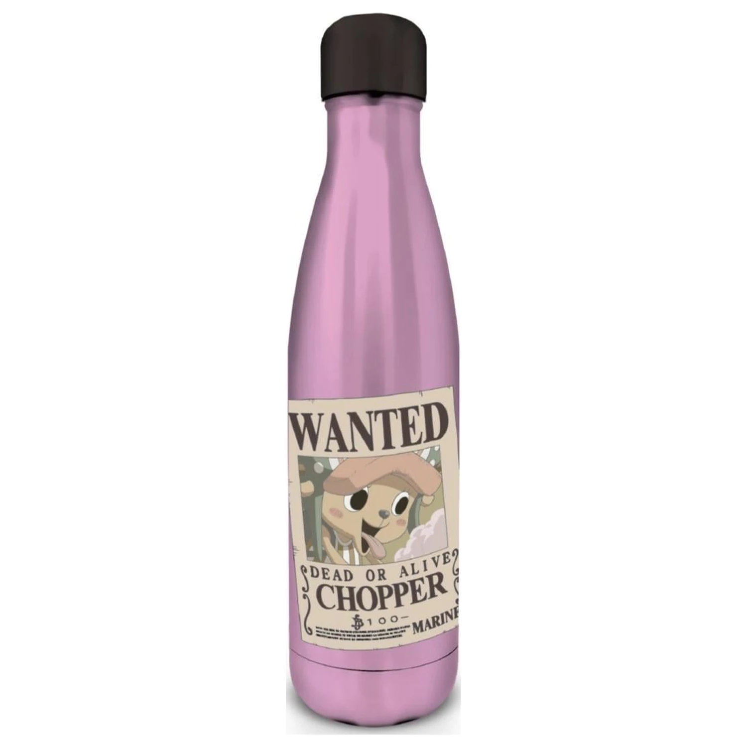 ONE PIECE Chopper Wanted Metal Bottle 560 ml product photo