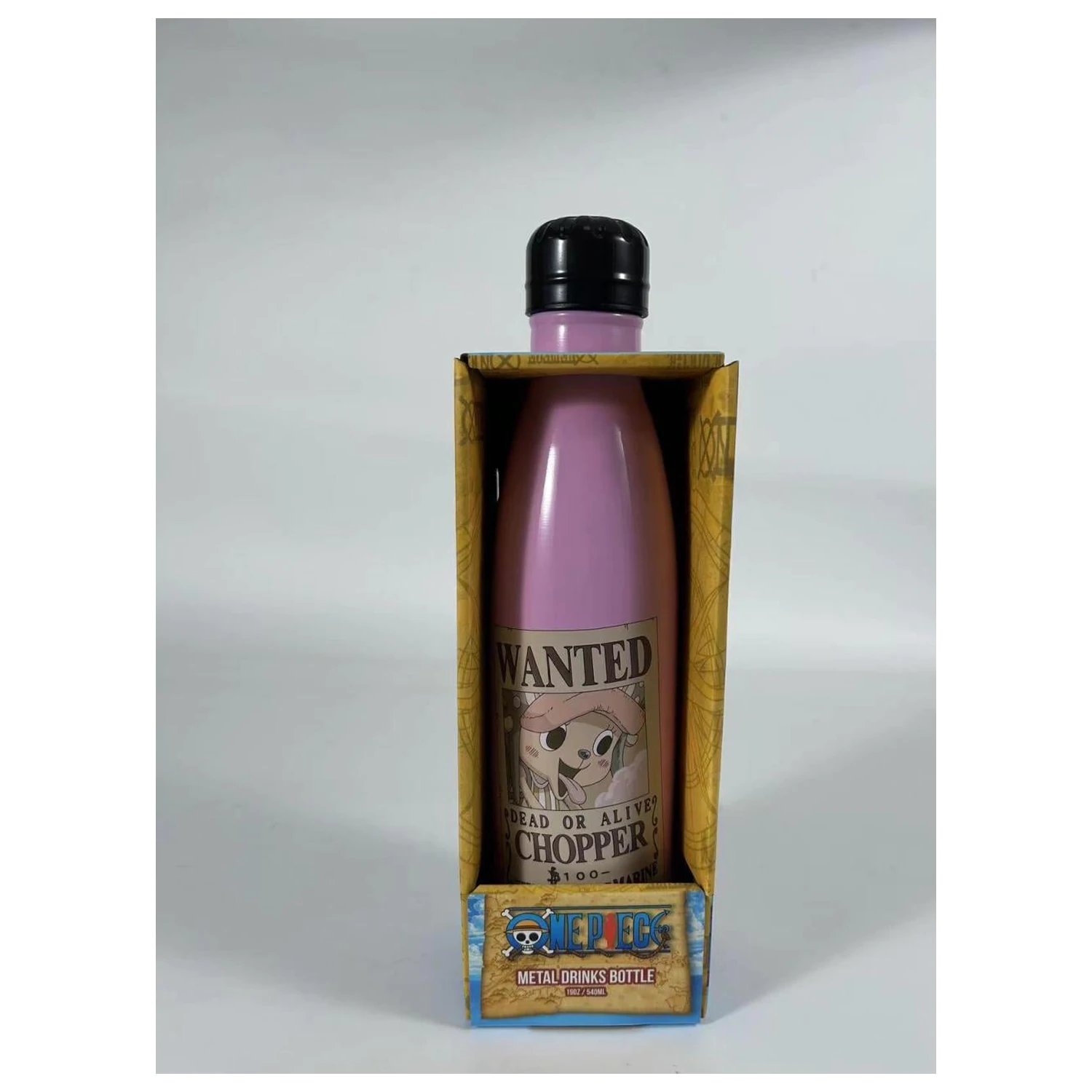 ONE PIECE Chopper Wanted Metal Bottle 560 ml product photo