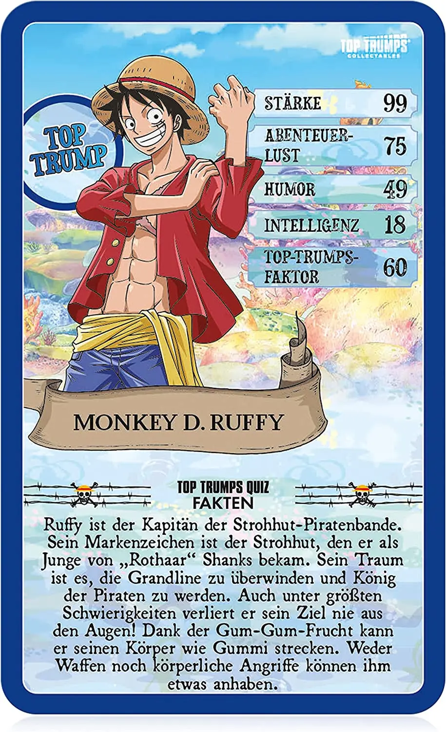 One Piece Collectables Card Game Top Trumps Quiz Collection *German Version* termékfotó