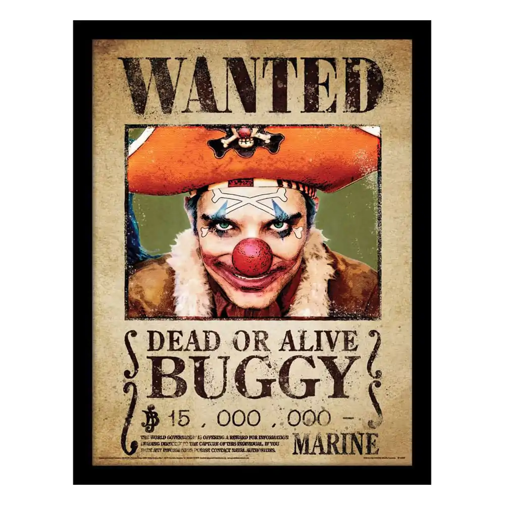 One Piece Collector Print Framed Poster Buggy Wanted termékfotó