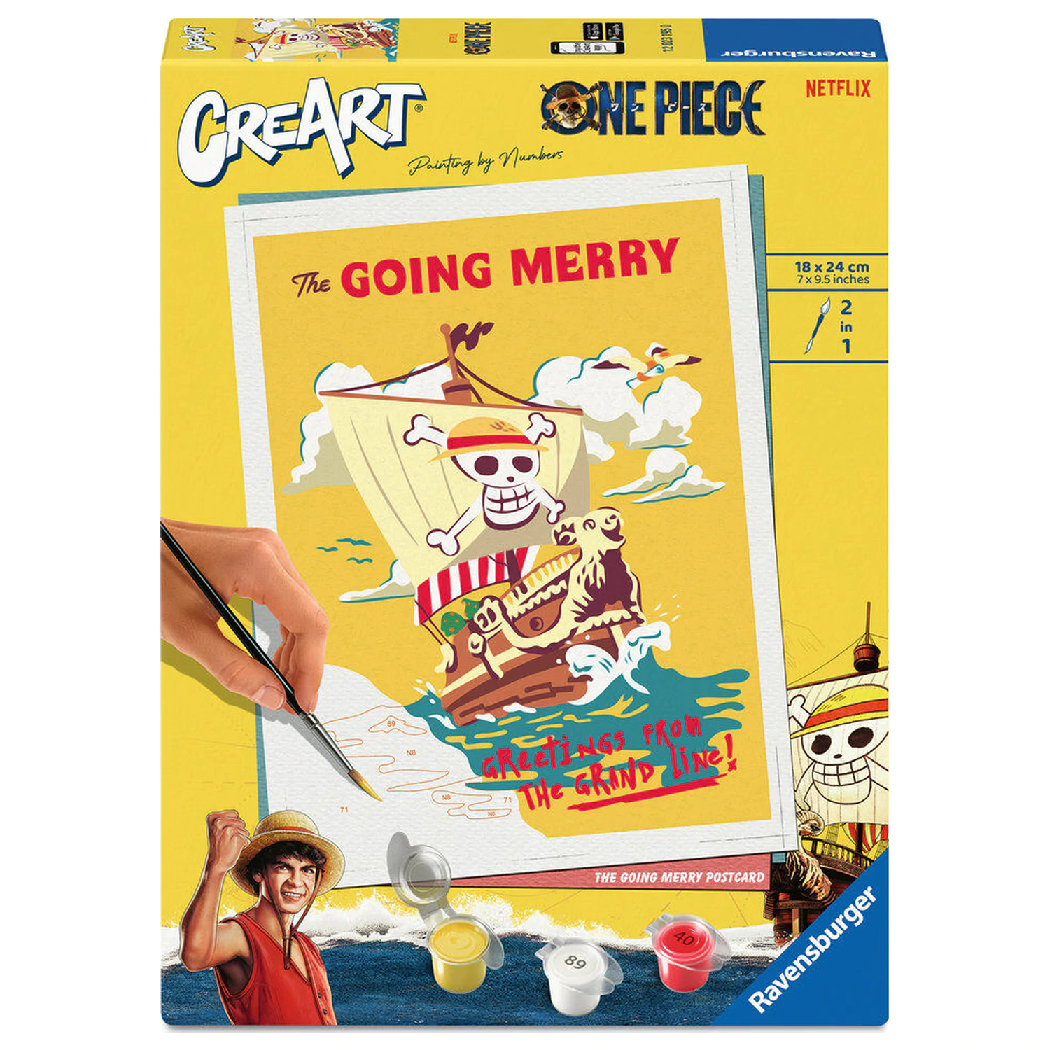 One Piece CreArt painting kit product photo